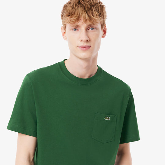 Cotton T-shirt with Breast Pocket - TH2827