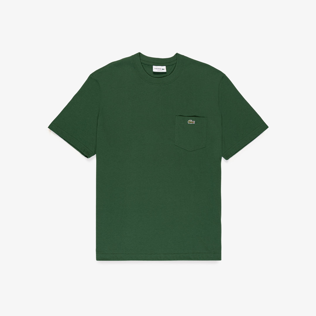 Cotton T-shirt with Breast Pocket - TH2827