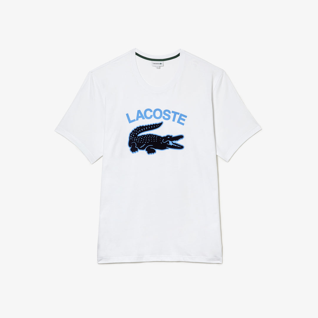 Men's Lacoste Crocodile Print Jersey Cotton T-shirt - MYHOLDAL LEBANON