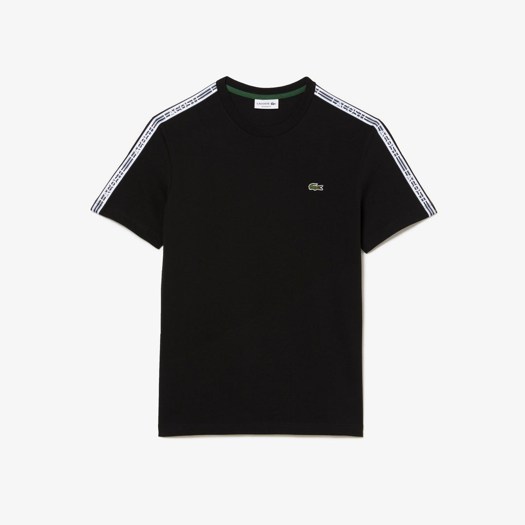Men’s Lacoste Regular Fit Logo Stripe T-shirt - TH5071