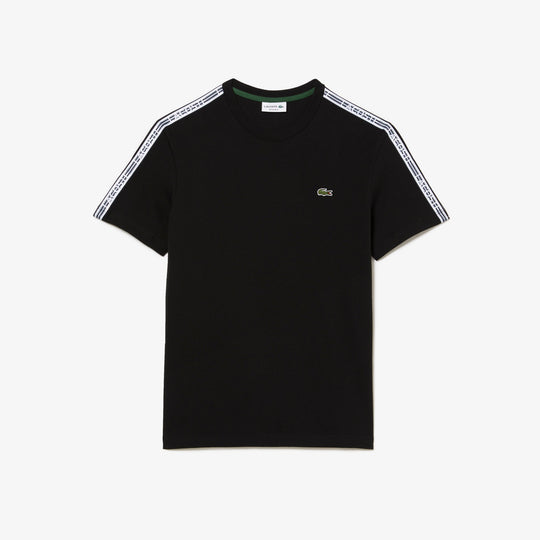 Men’s Lacoste Regular Fit Logo Stripe T-shirt - TH5071
