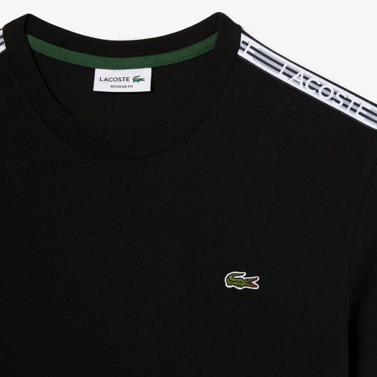 Men’s Lacoste Regular Fit Logo Stripe T-shirt - TH5071