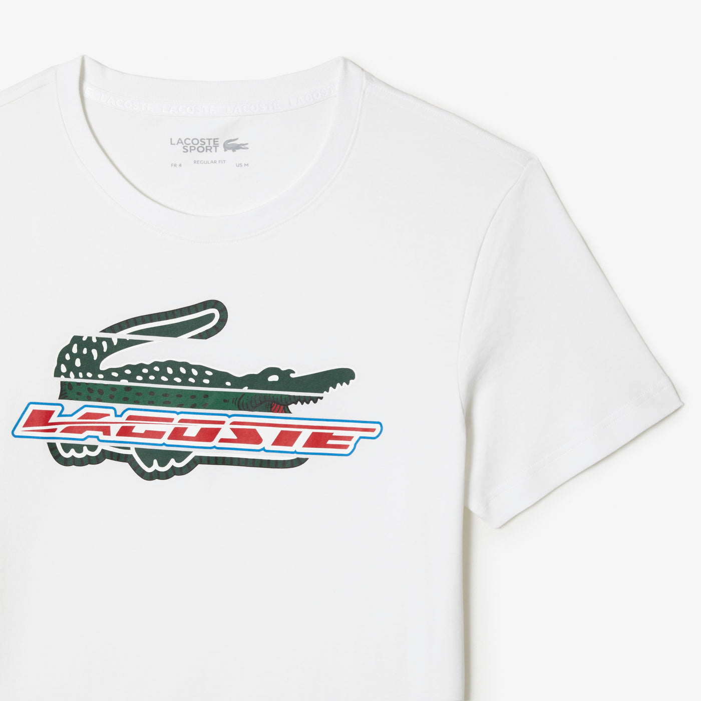 Men’S Lacoste Sport Regular Fit Organic Cotton T-Shirt - Th5156