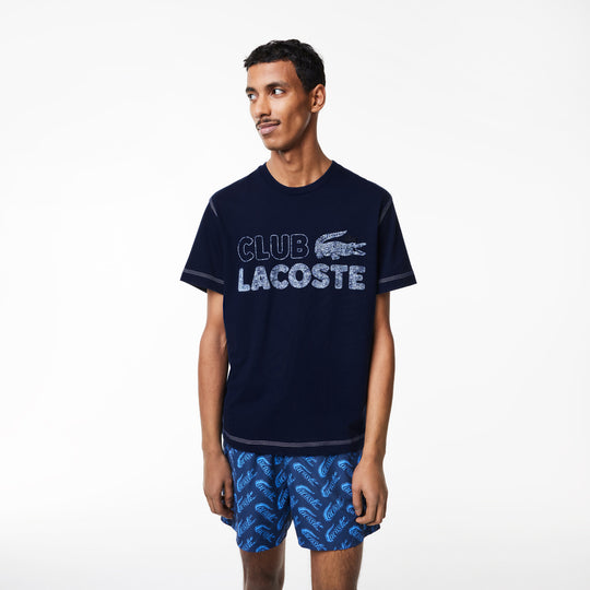 Men’s Lacoste Vintage Print Organic Cotton T-shirt - TH5440