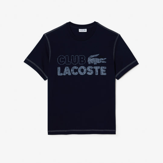 Men’s Lacoste Vintage Print Organic Cotton T-shirt - TH5440