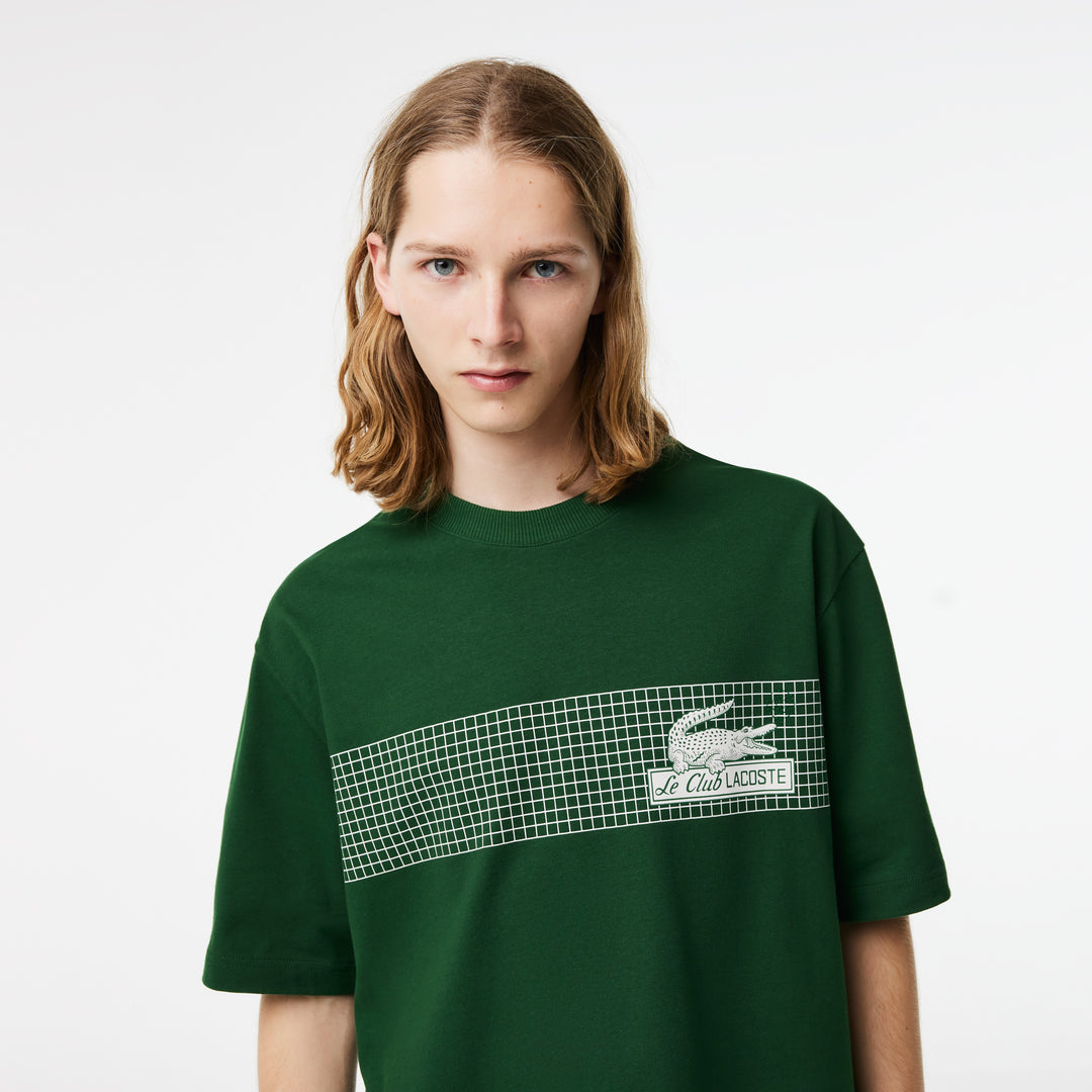 Men’s Lacoste Sport Regular Fit Logo Stripe T-shirt