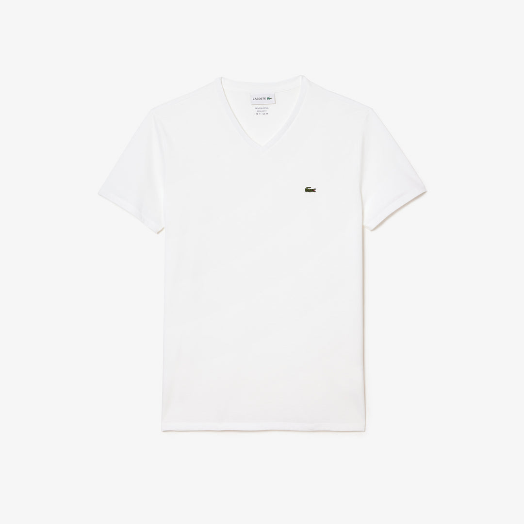 Lightweight Cotton Pima V Neck T-shirt - TH6710