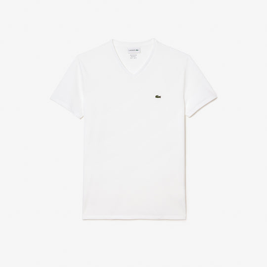 Lightweight Cotton Pima V Neck T-shirt - TH6710