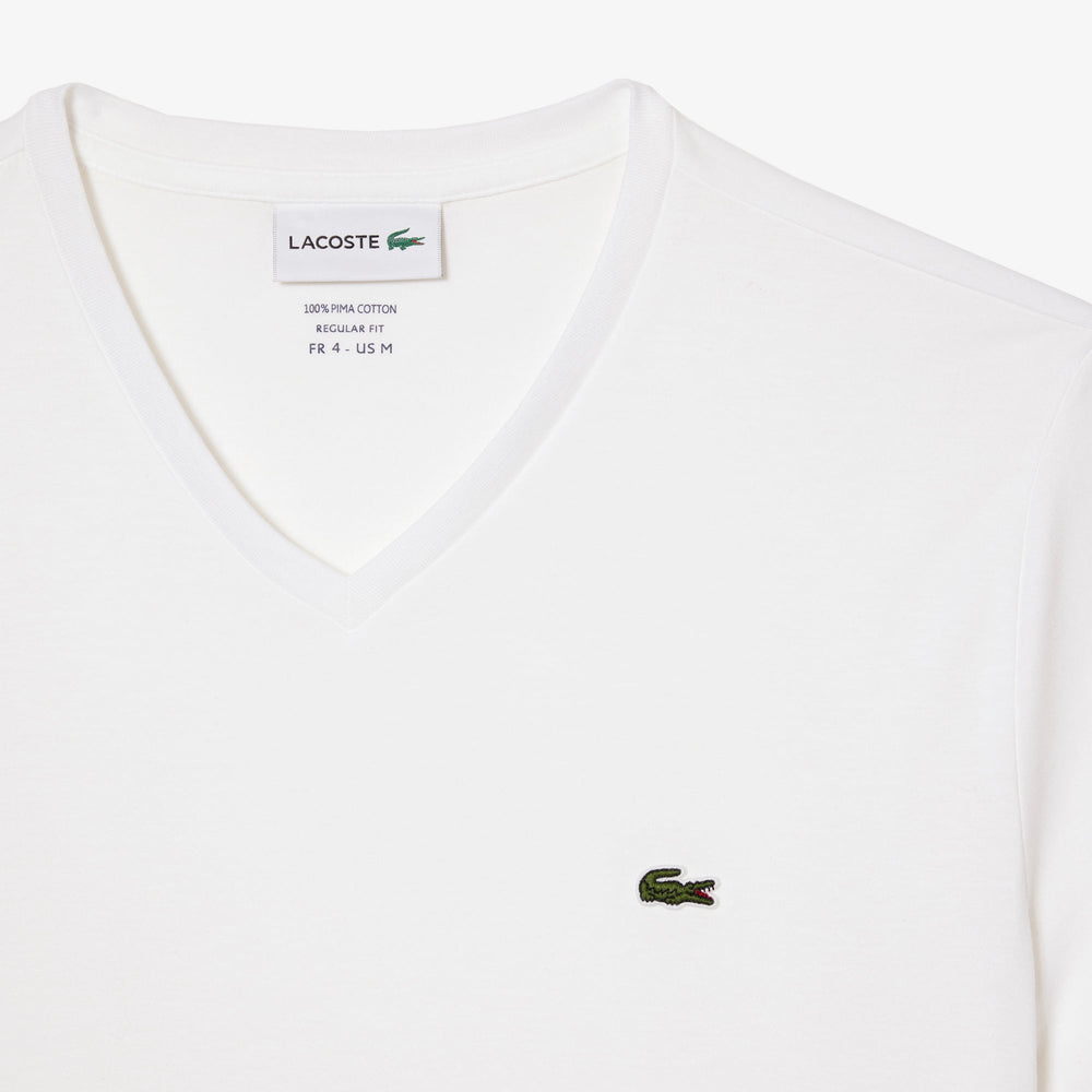 Lightweight Cotton Pima V Neck T-shirt - TH6710