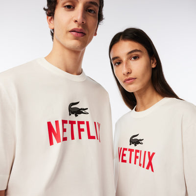 Unisex Lacoste X Netflix Loose Fit Organic Cotton T-Shirt - Th7343