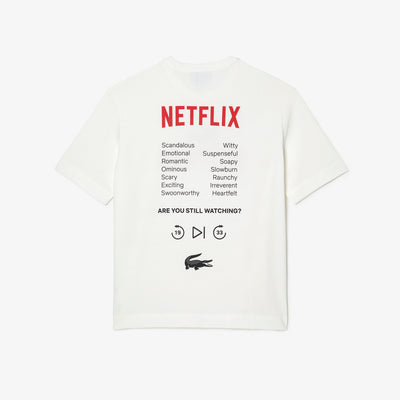 Unisex Lacoste X Netflix Loose Fit Organic Cotton T-Shirt - Th7343