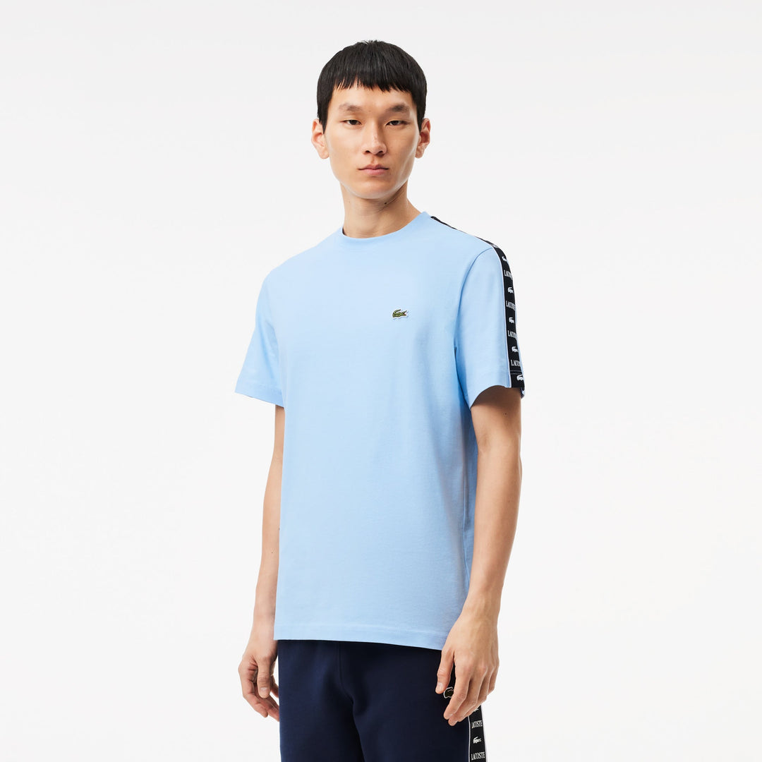Logo Stripe Cotton T-shirt - TH7404