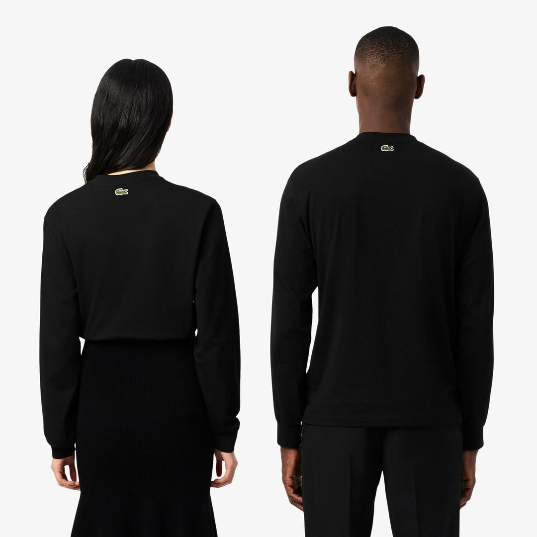 Long Sleeved Lacoste Print T-shirt - TH8135