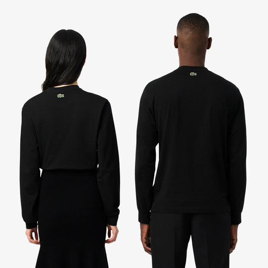 Long Sleeved Lacoste Print T-shirt - TH8135