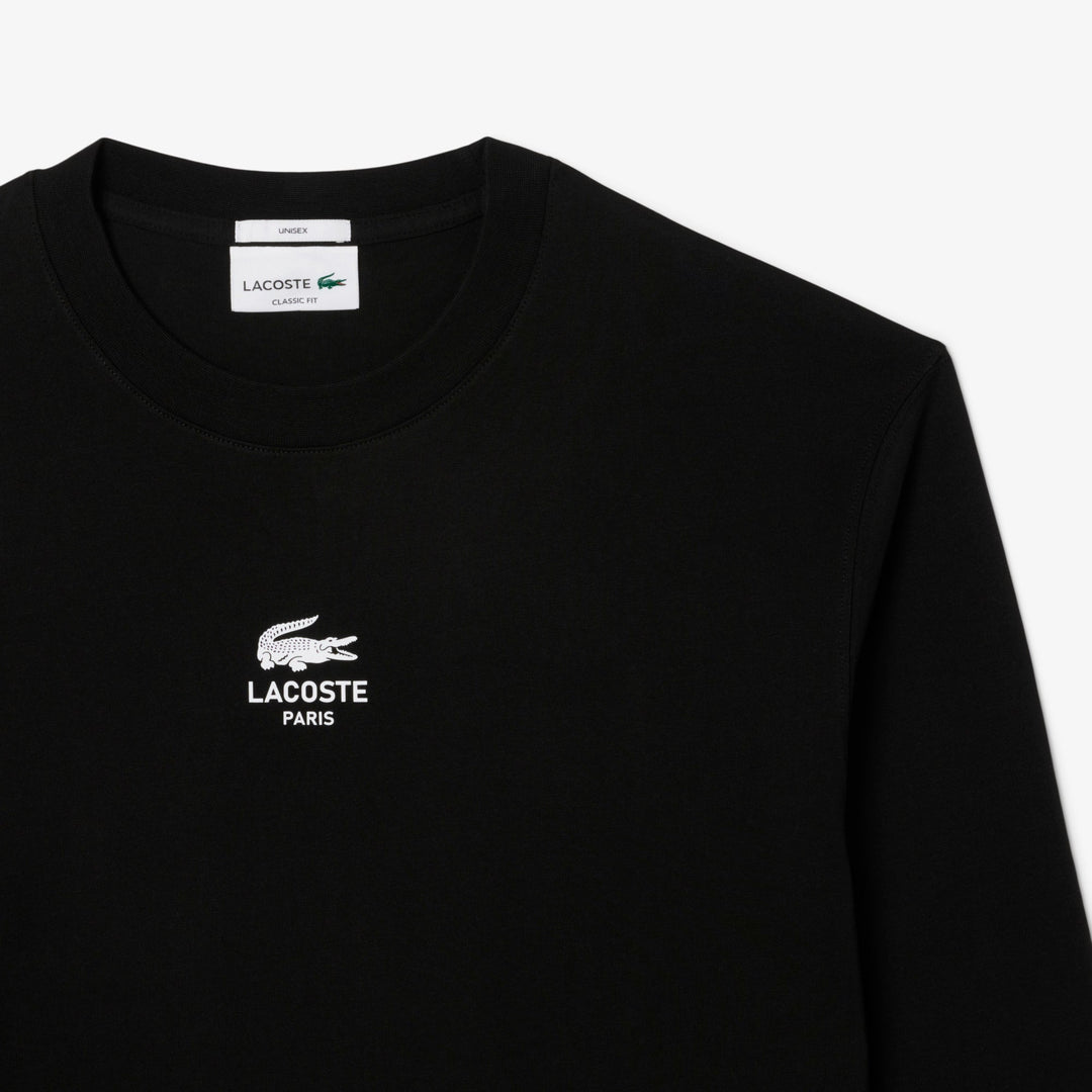Long Sleeved Lacoste Print T-shirt - TH8135