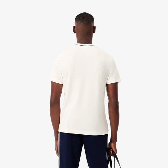 Stretch Pique Stripe Collar T-shirt - TH8174