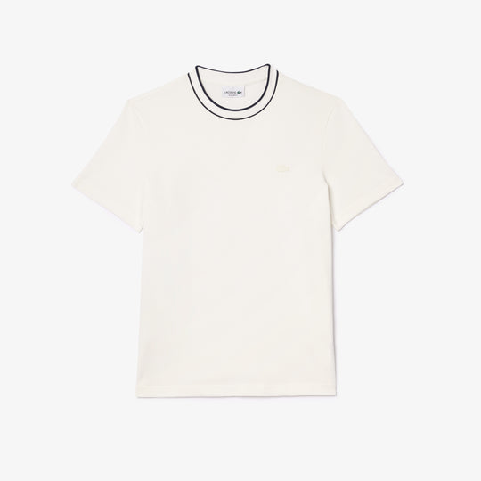 Stretch Pique Stripe Collar T-shirt - TH8174