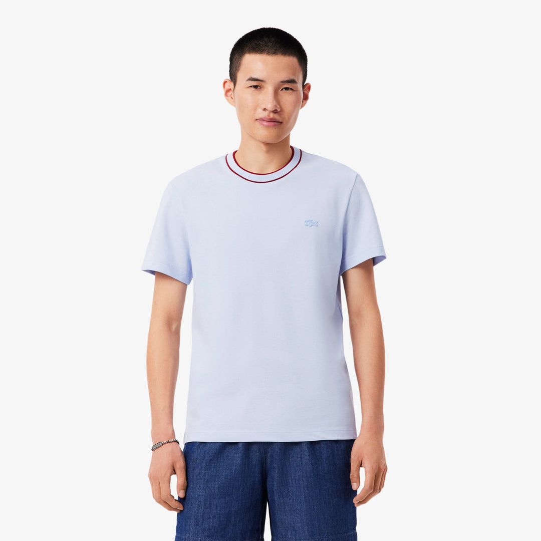 Stretch Piqué Stripe Collar T-shirt - TH8174