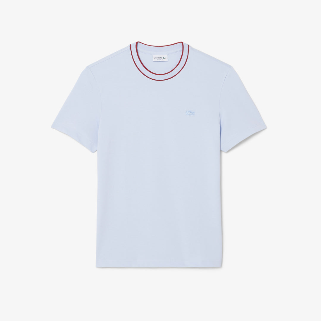 Stretch Piqué Stripe Collar T-shirt - TH8174