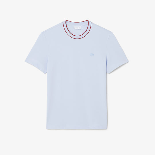 Stretch Piqué Stripe Collar T-shirt - TH8174