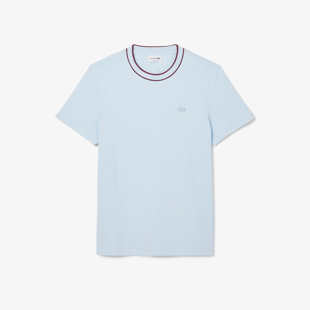 Stretch Pique Stripe Collar T-shirt - TH8174