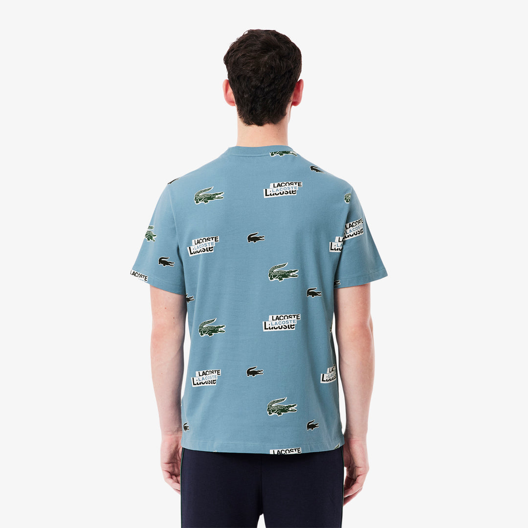 Lacoste Print Cotton Loungewear T-Shirt - TH9477