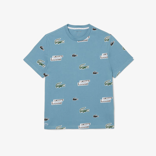 Lacoste Print Cotton Loungewear T-Shirt - TH9477