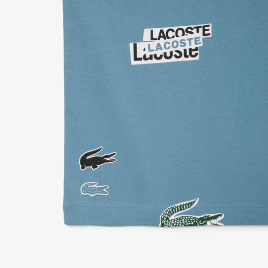 Lacoste Print Cotton Loungewear T-Shirt - TH9477