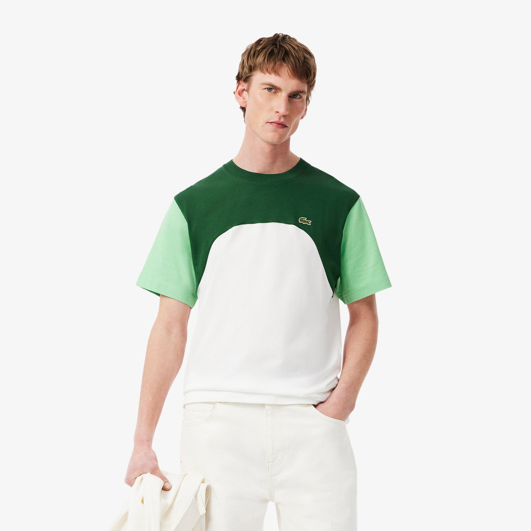 Cotton Jersey Colour-Block T-shirt - TH9551