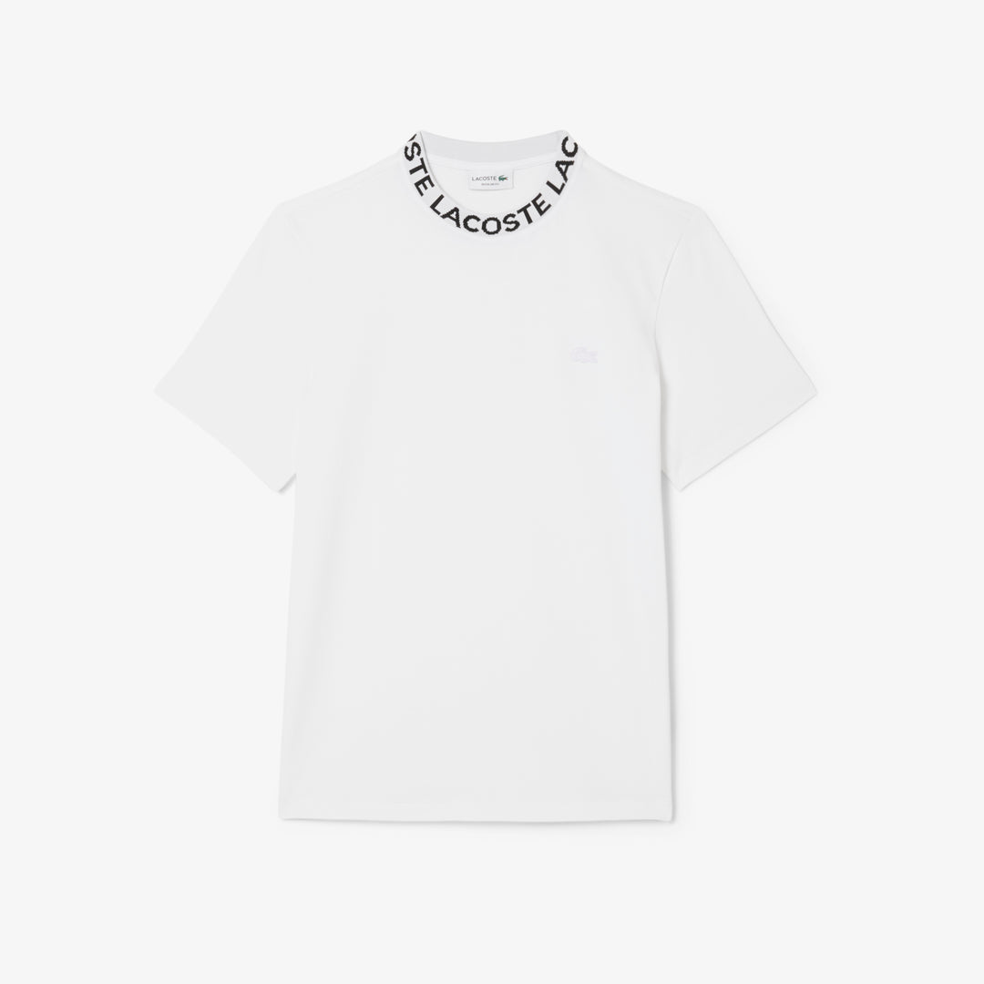 Jacquard Branded Pique T-shirt - TH9582