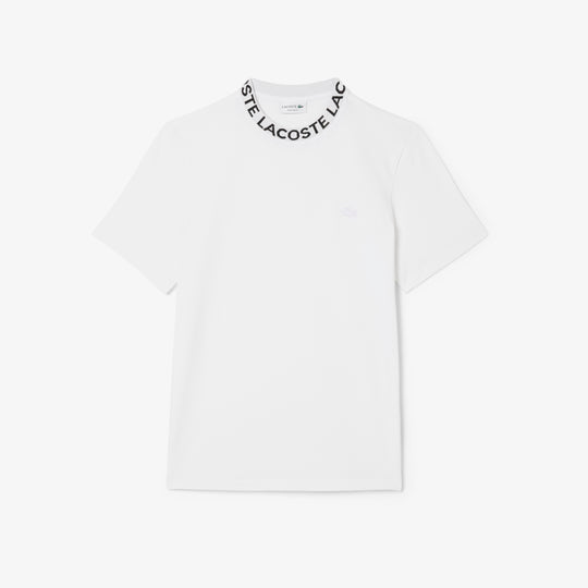 Jacquard Branded Pique T-shirt - TH9582