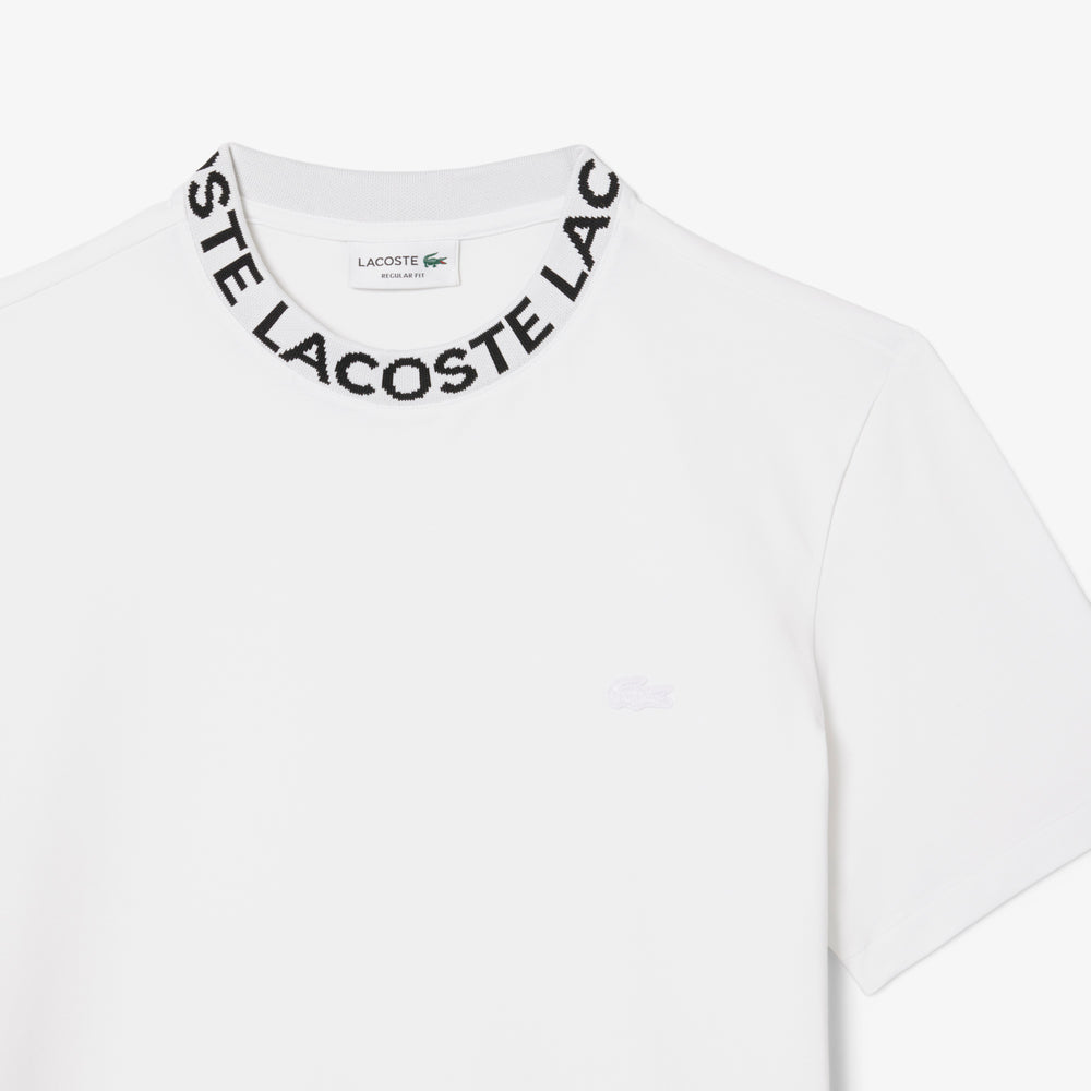 Jacquard Branded Pique T-shirt - TH9582