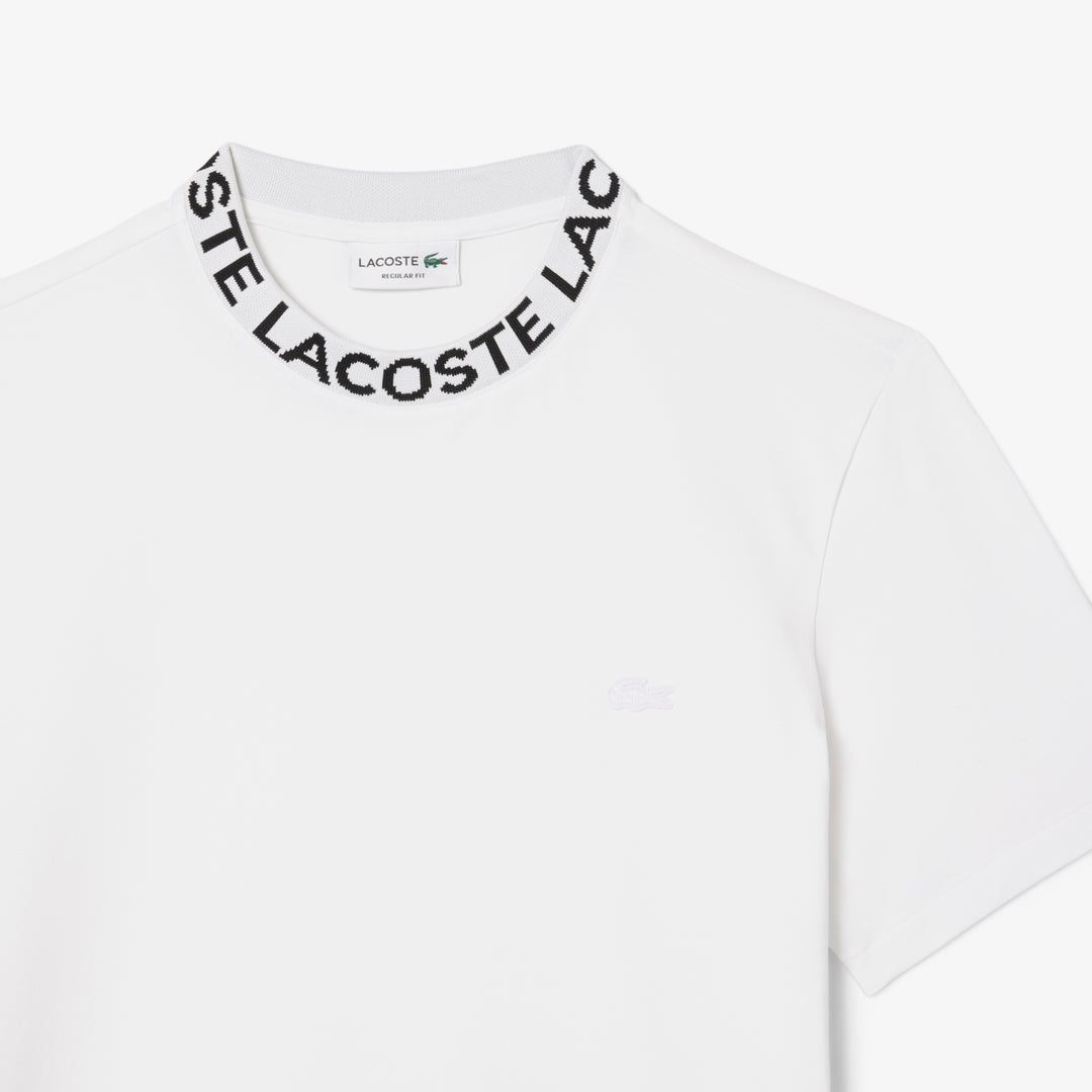 Jacquard Branded Pique T-shirt - TH9582