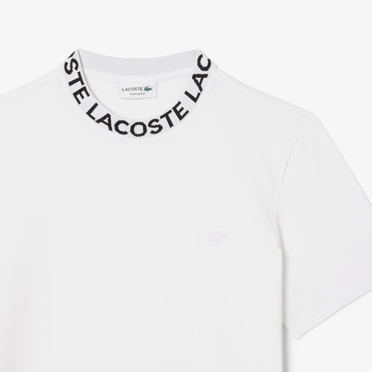 Jacquard Branded Pique T-shirt - TH9582