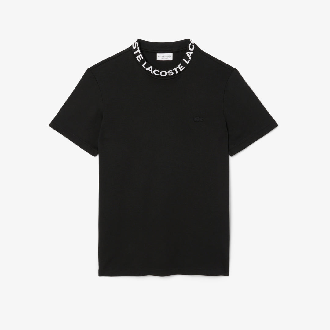 Jacquard Branded Pique T-shirt - TH9582