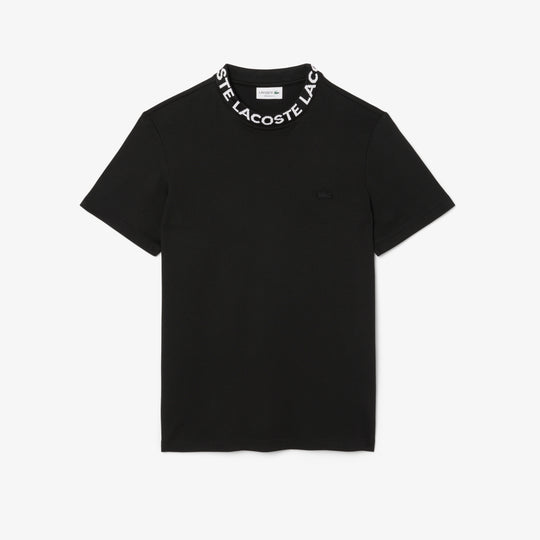 Jacquard Branded Pique T-shirt - TH9582