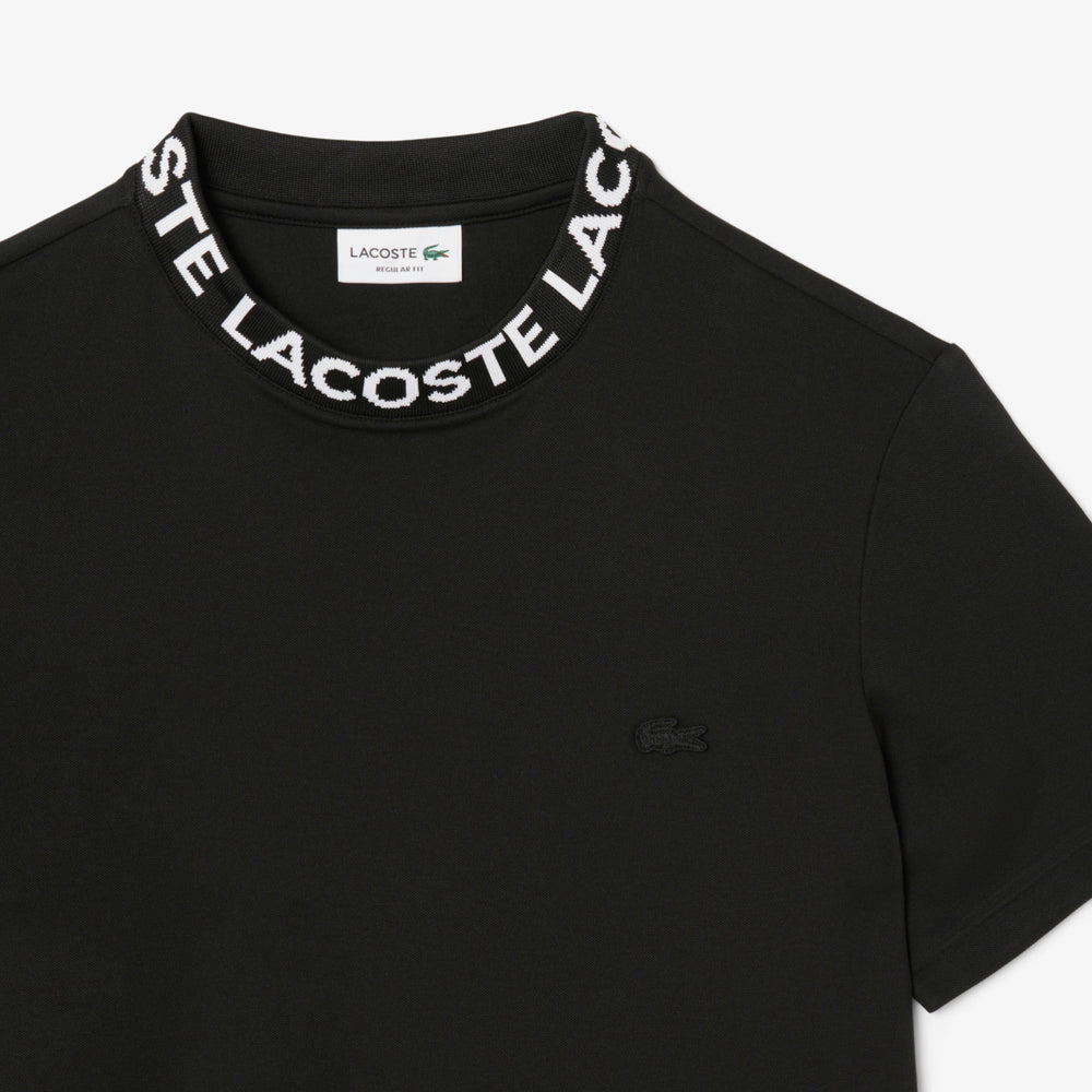 Jacquard Branded Pique T-shirt - TH9582