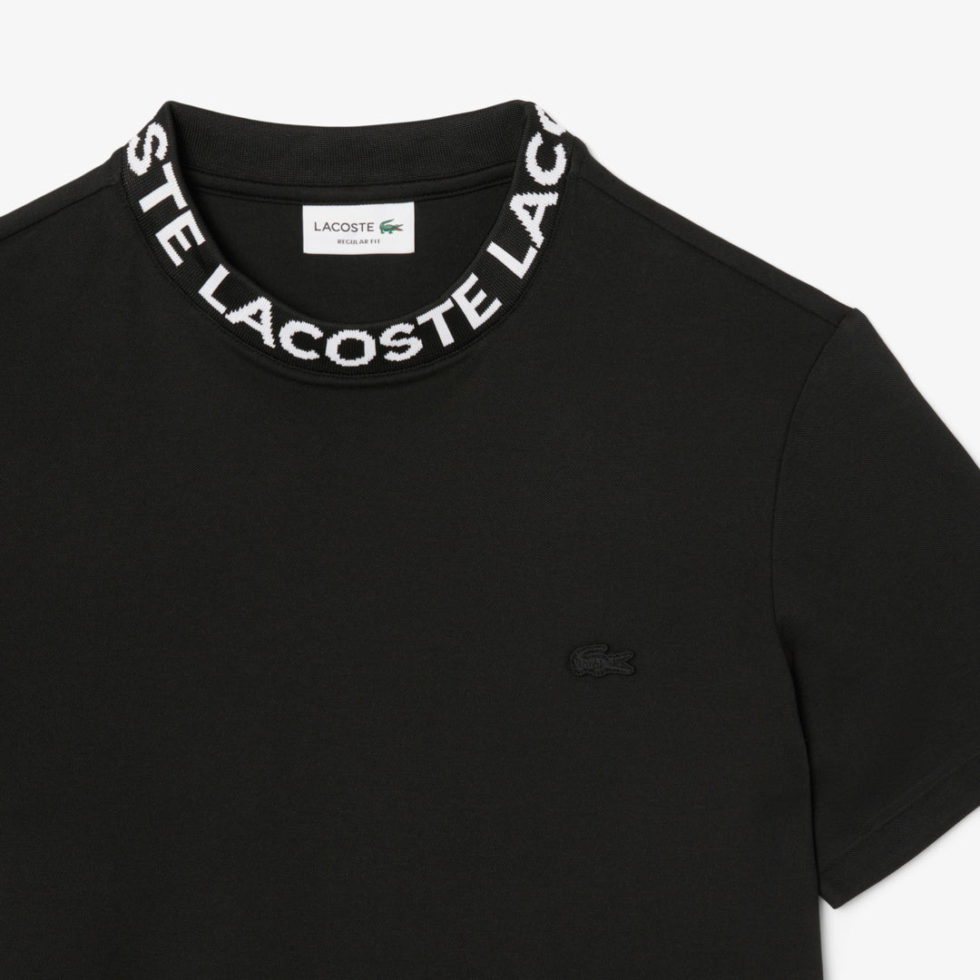 Jacquard Branded Pique T-shirt - TH9582
