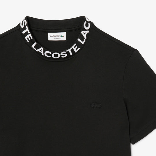 Jacquard Branded Pique T-shirt - TH9582