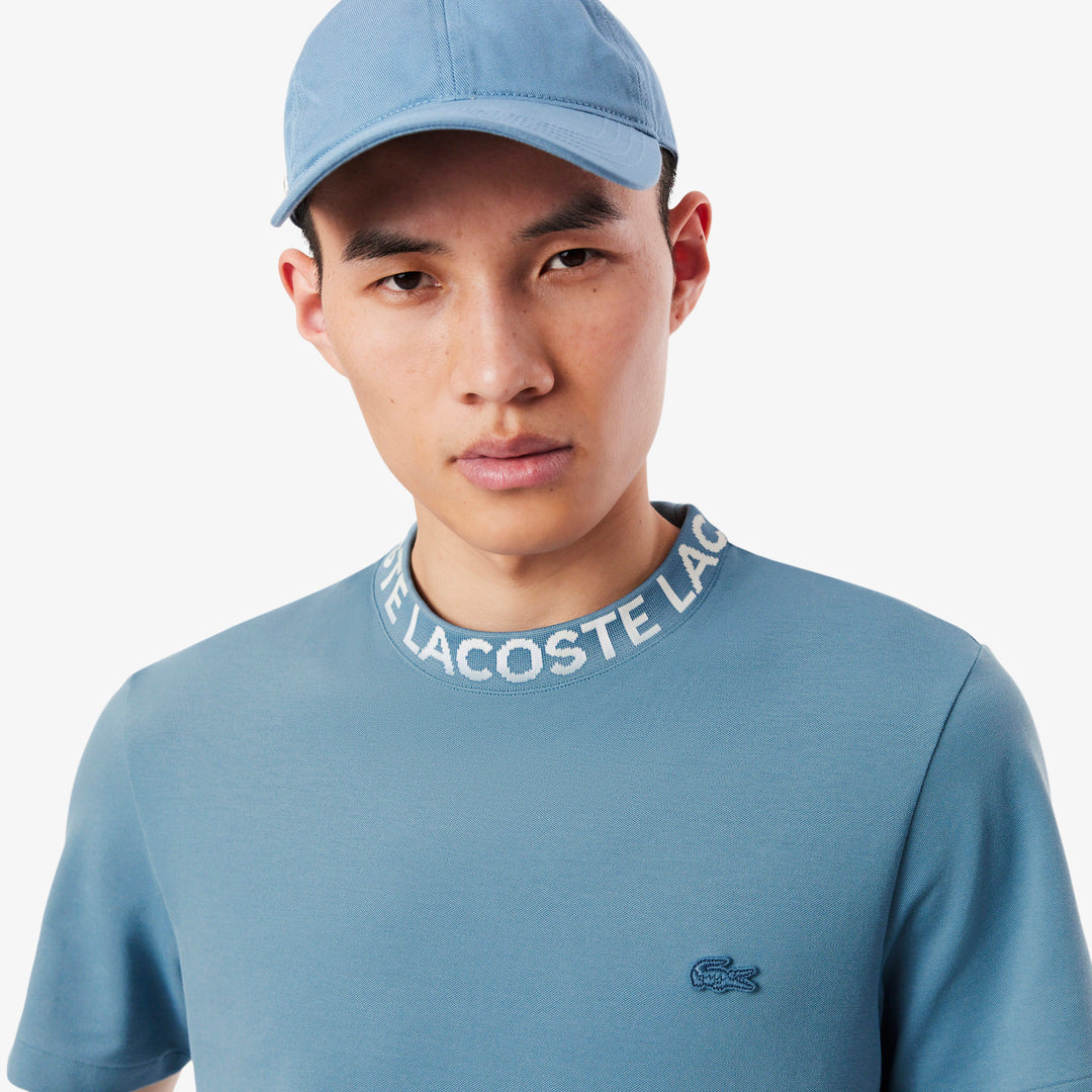Jacquard Branded Pique T-shirt - TH9582
