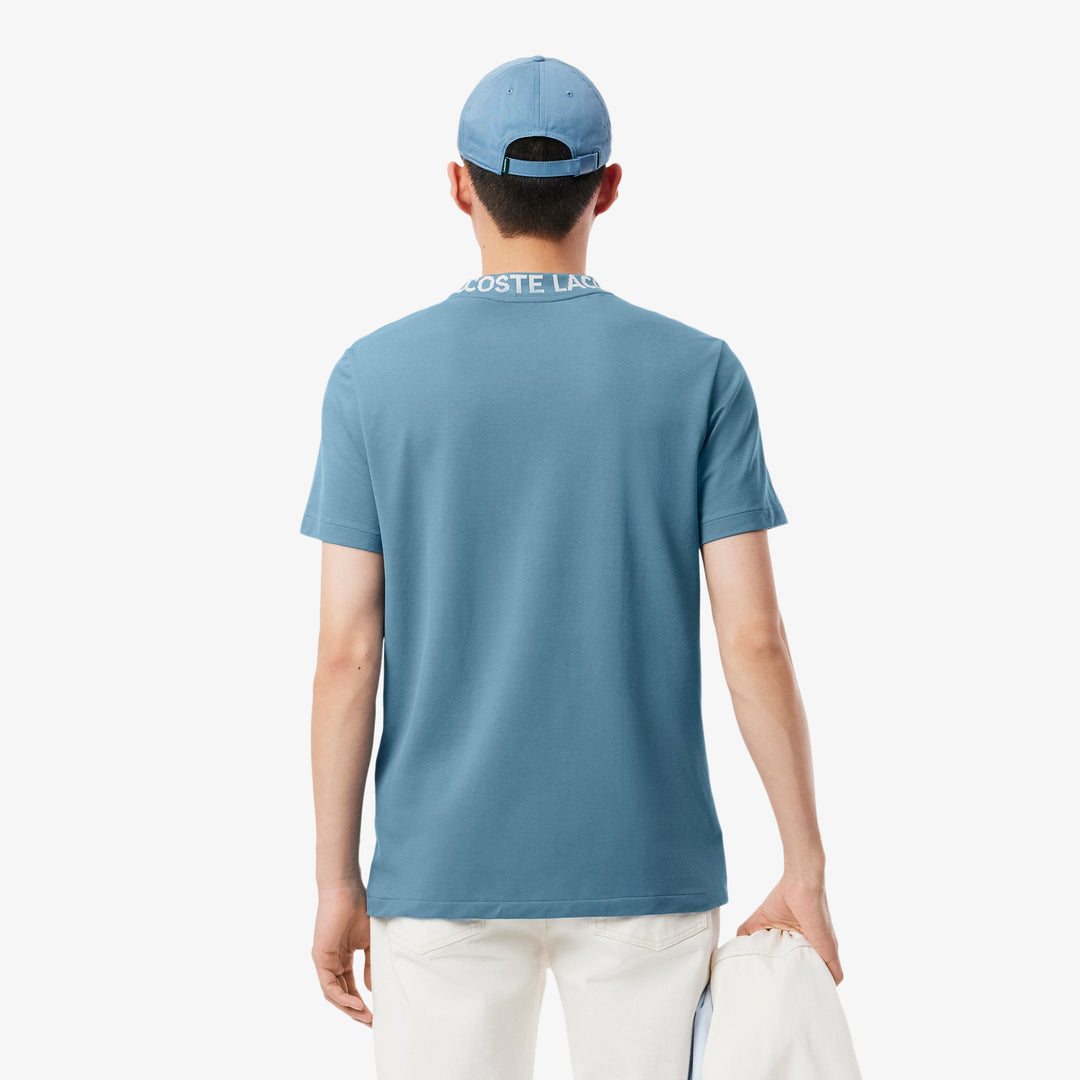 Jacquard Branded Pique T-shirt - TH9582