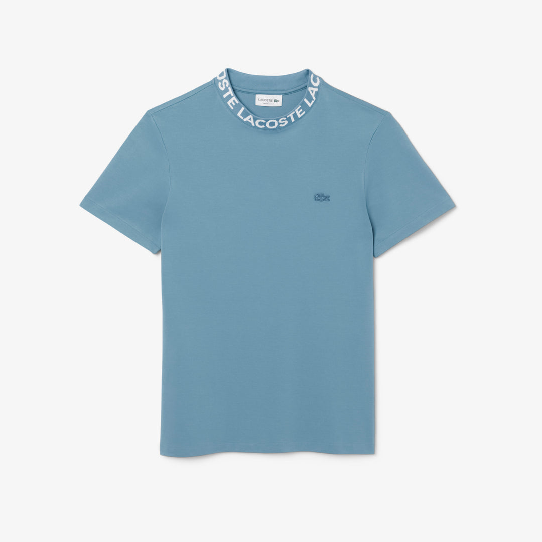 Jacquard Branded Pique T-shirt - TH9582