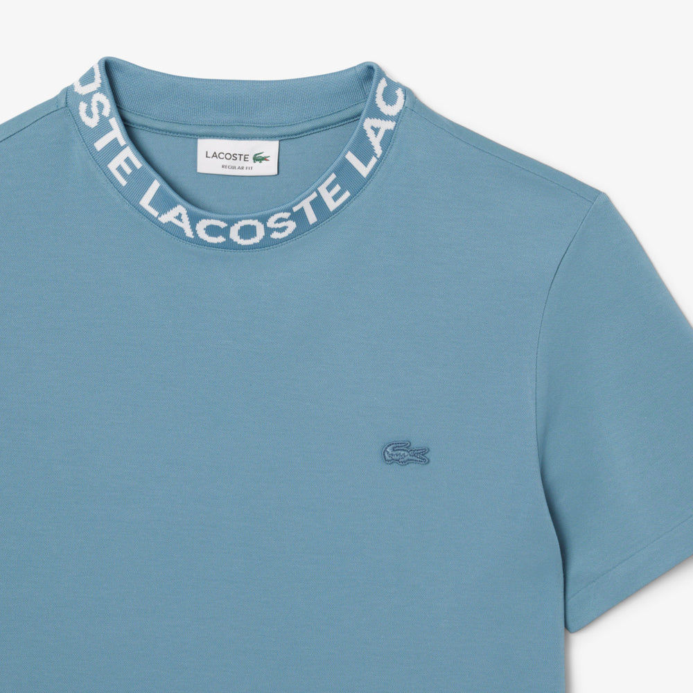 Jacquard Branded Pique T-shirt - TH9582