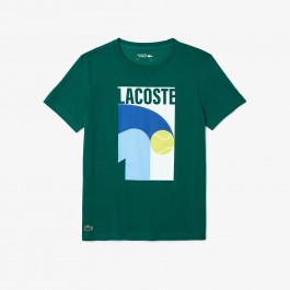 Men’s Lacoste SPORT Breathable Graphic Print T-shirt - TH9683