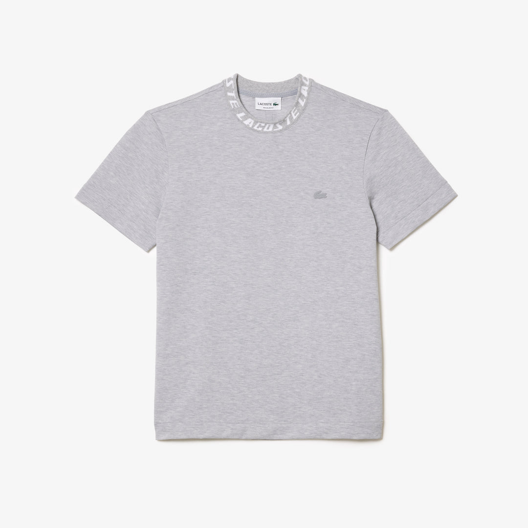 Men's Lacoste Regular Fit Branded Collar T-shirt - TH9687