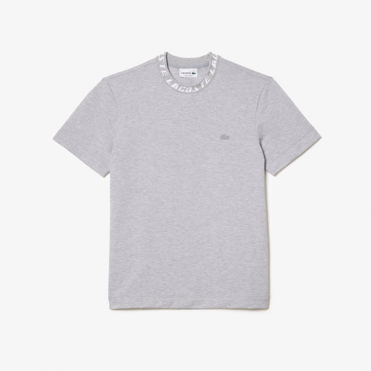 Men's Lacoste Regular Fit Branded Collar T-shirt - TH9687