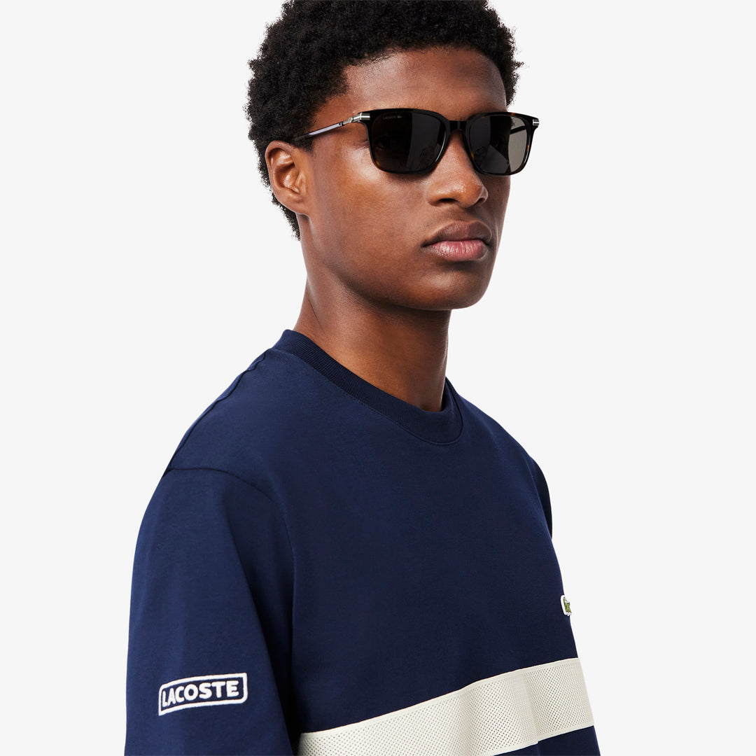 Heavy Jersey Mesh Band T-shirt - TH9769