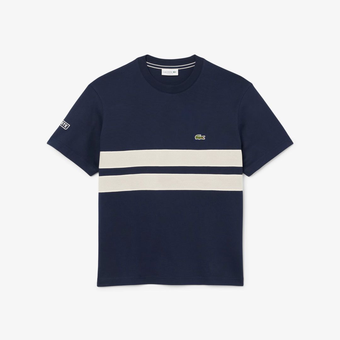 Heavy Jersey Mesh Band T-shirt - TH9769