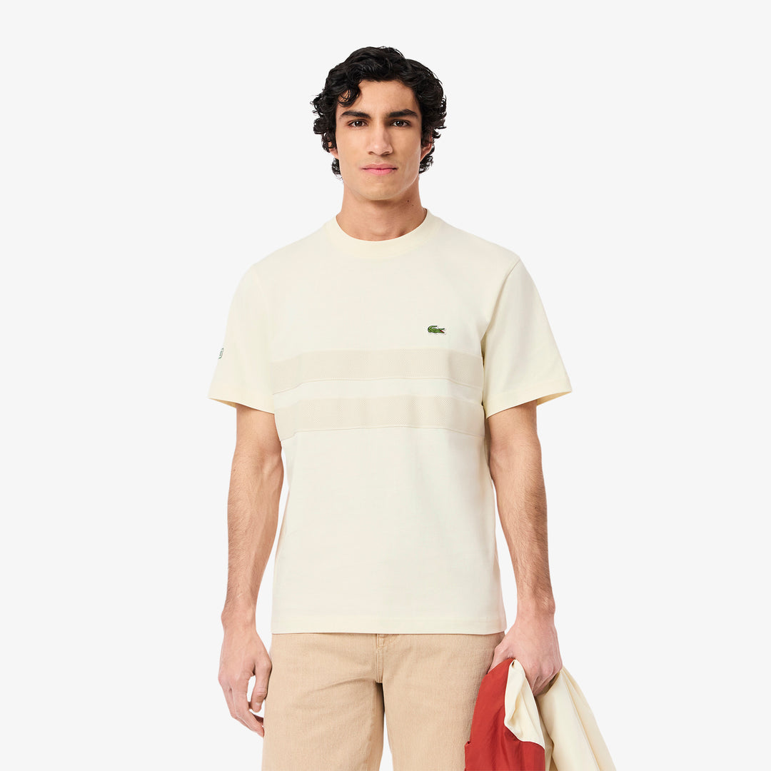 Heavy Jersey Mesh Band T-shirt - TH9769