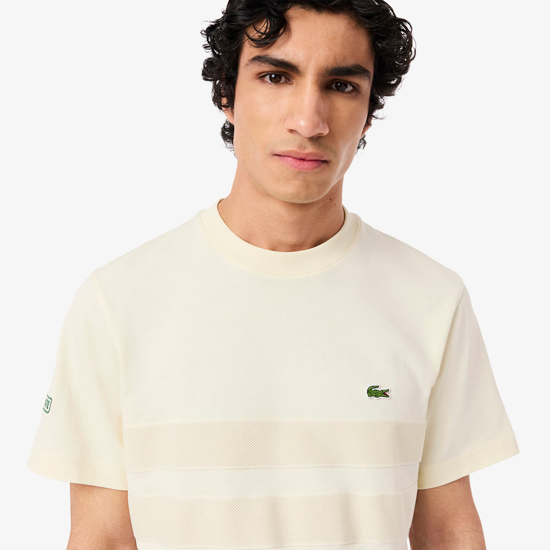 Heavy Jersey Mesh Band T-shirt - TH9769